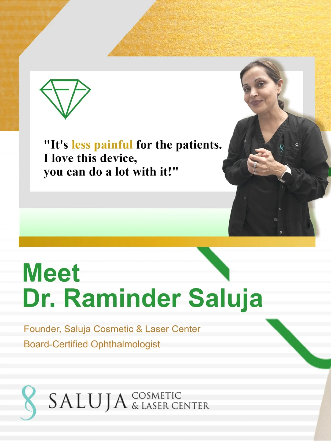 Dr. Raminder Saluja, Saluja Cosmetic and Laser Center